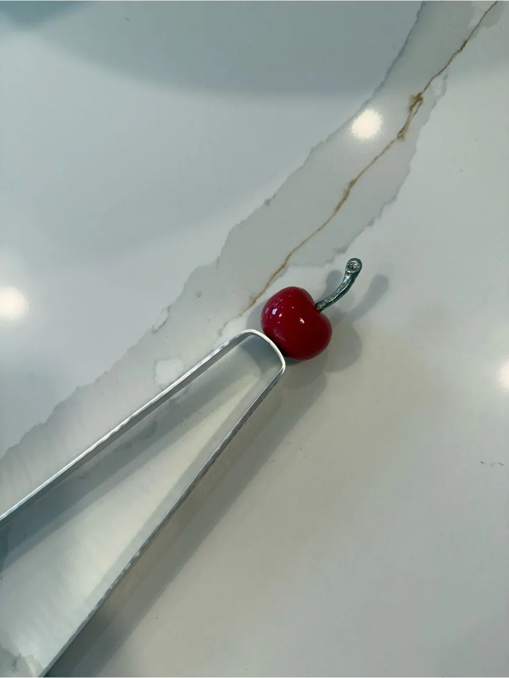 NEW IN BOX Anthro Cherry cocktail picks & tongs
